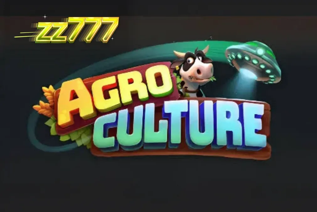 Cena de jogo do slot AgroCulture com vacas e alienígenas
